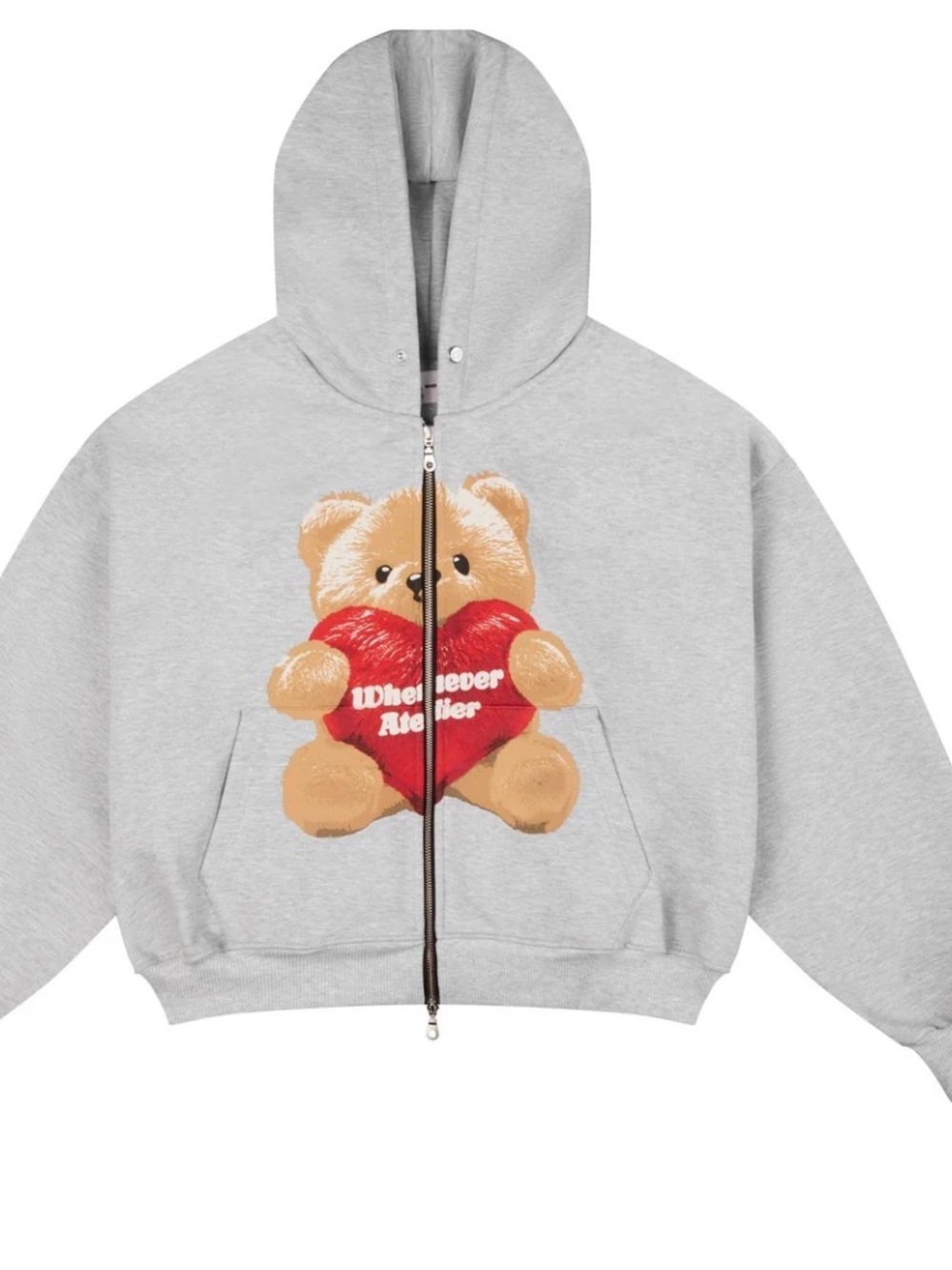 WHENEVER” Atelier BEAR HOODIE ZIP